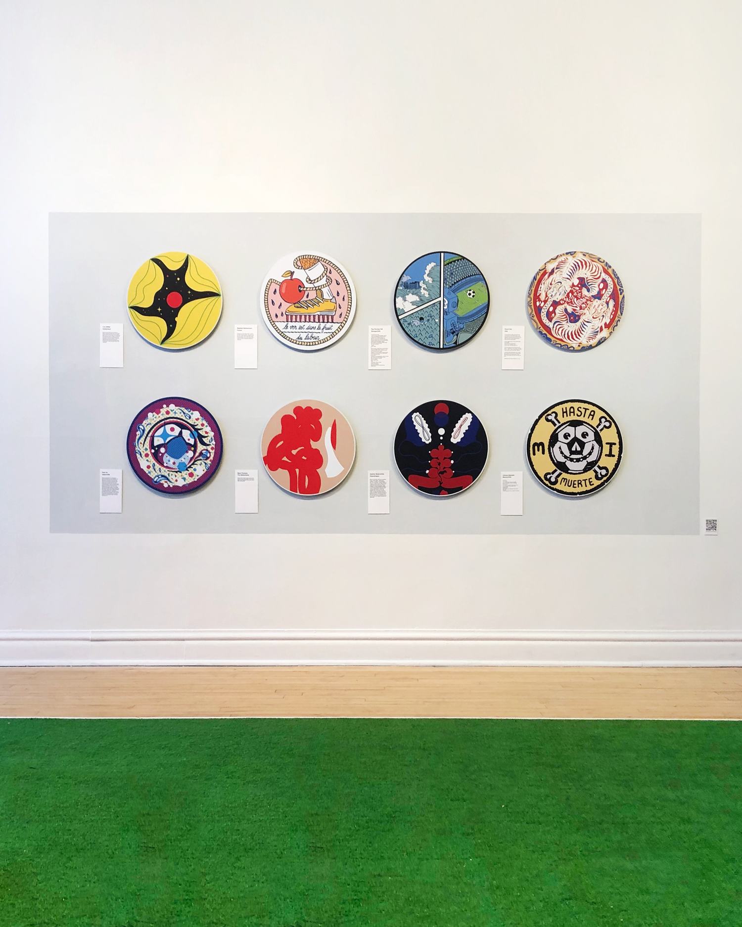 Crest designs by an international cohort of artists