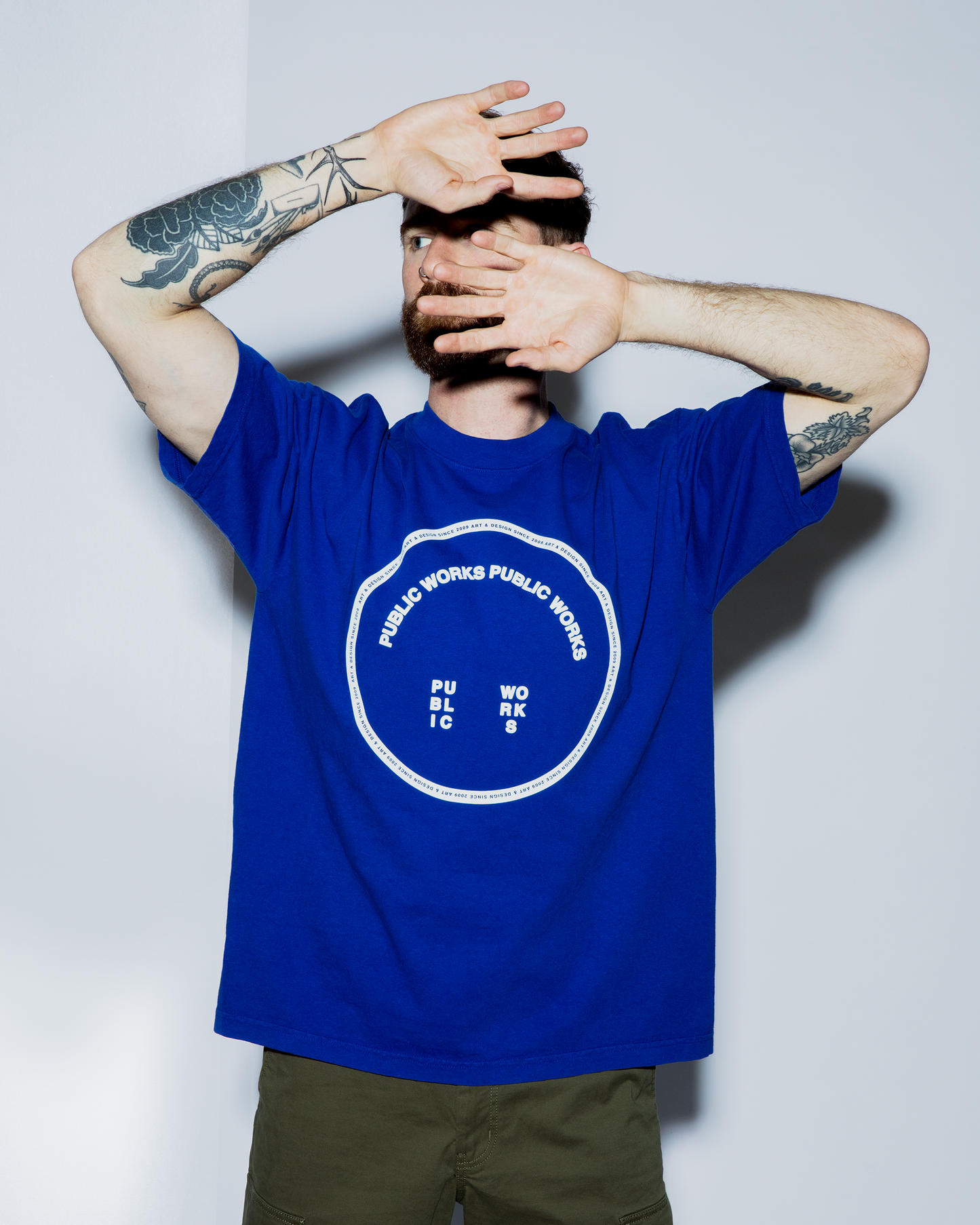 Works T-Shirt in Blue