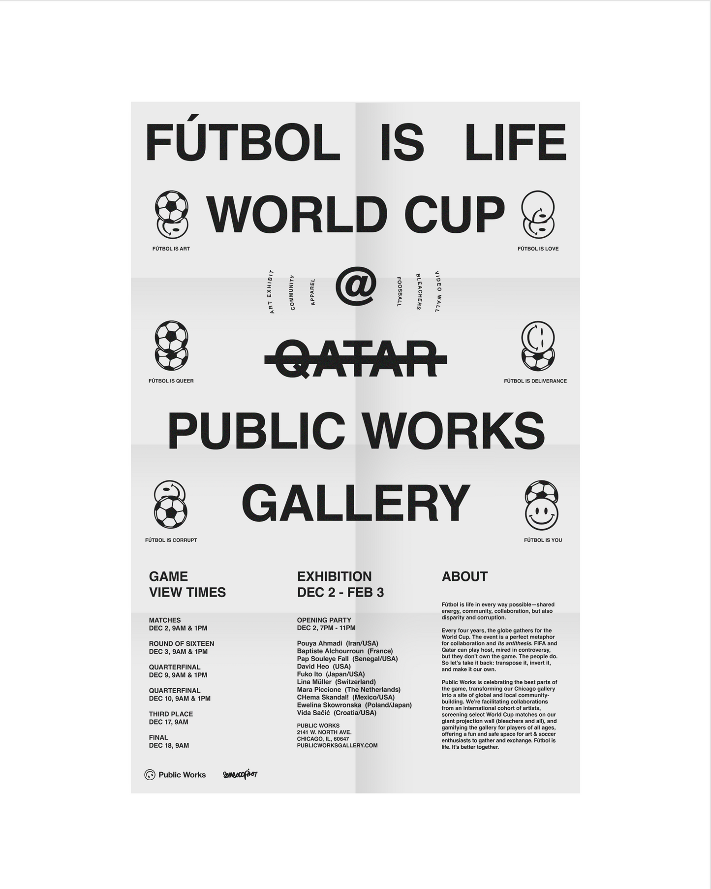 Fútbol is Life Poster