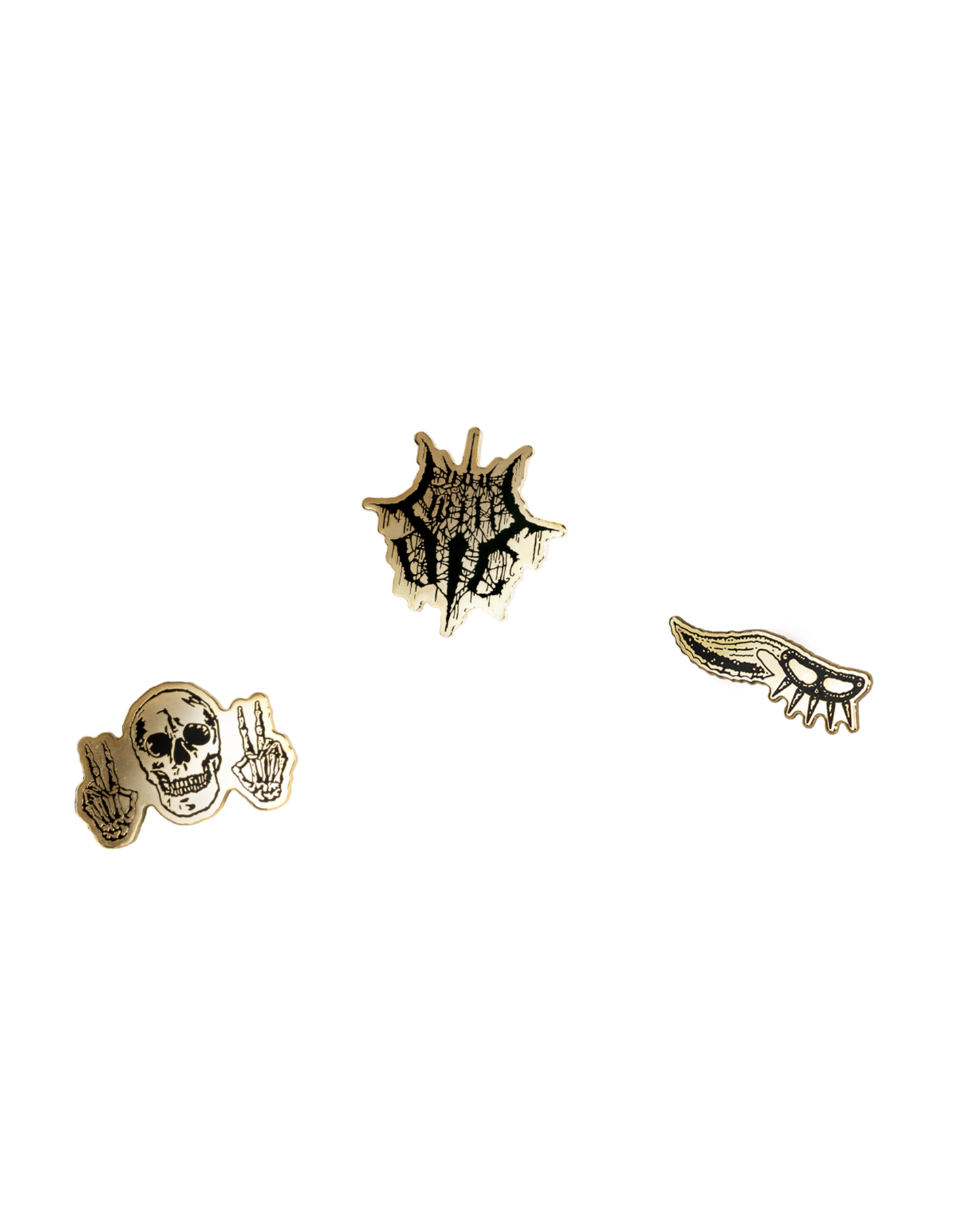 You Will Die Pins - Set of Three
