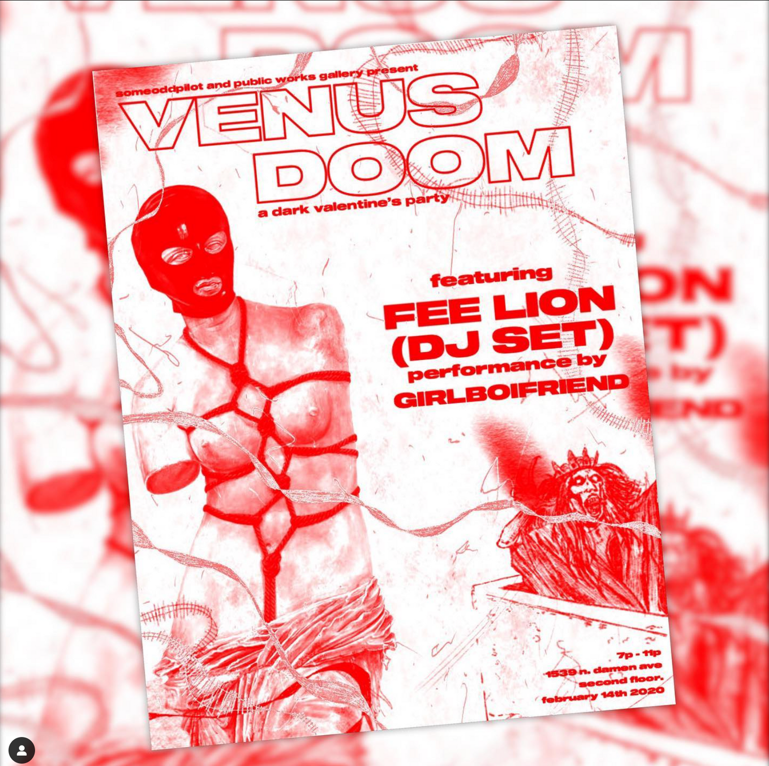 Venus Doom: A Dark Valentine’s Day Party