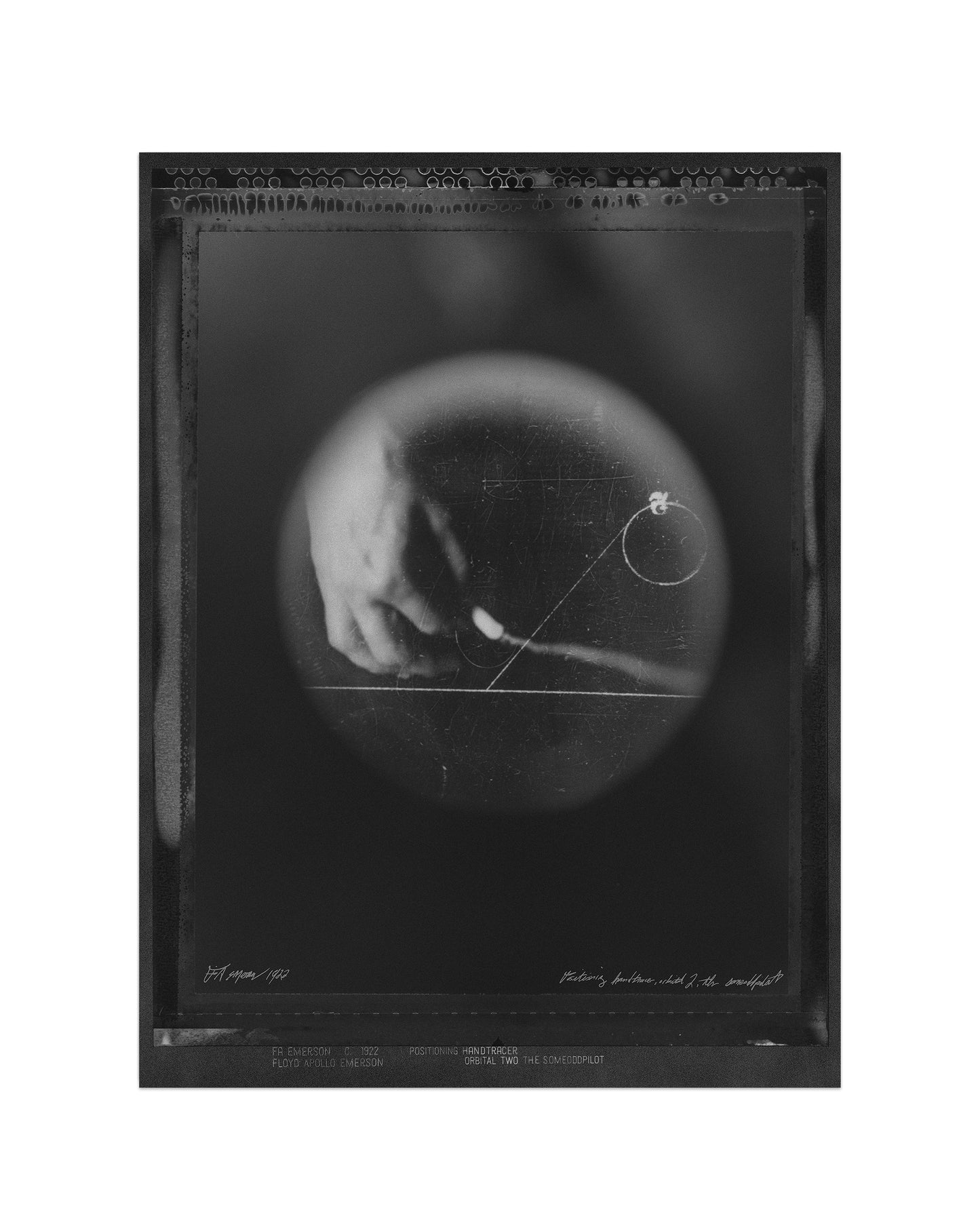 Positioning Handtracer, Orbital Two, The Someoddpilot - Framed Print